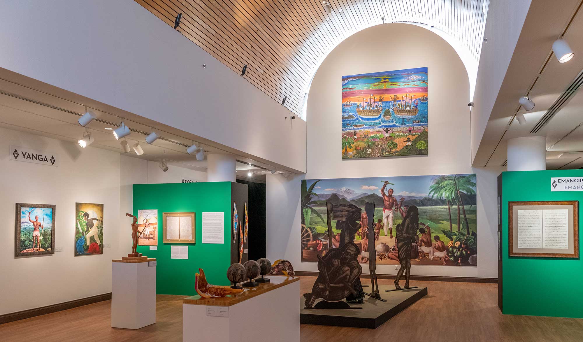 Latino Arts Project gallery interior