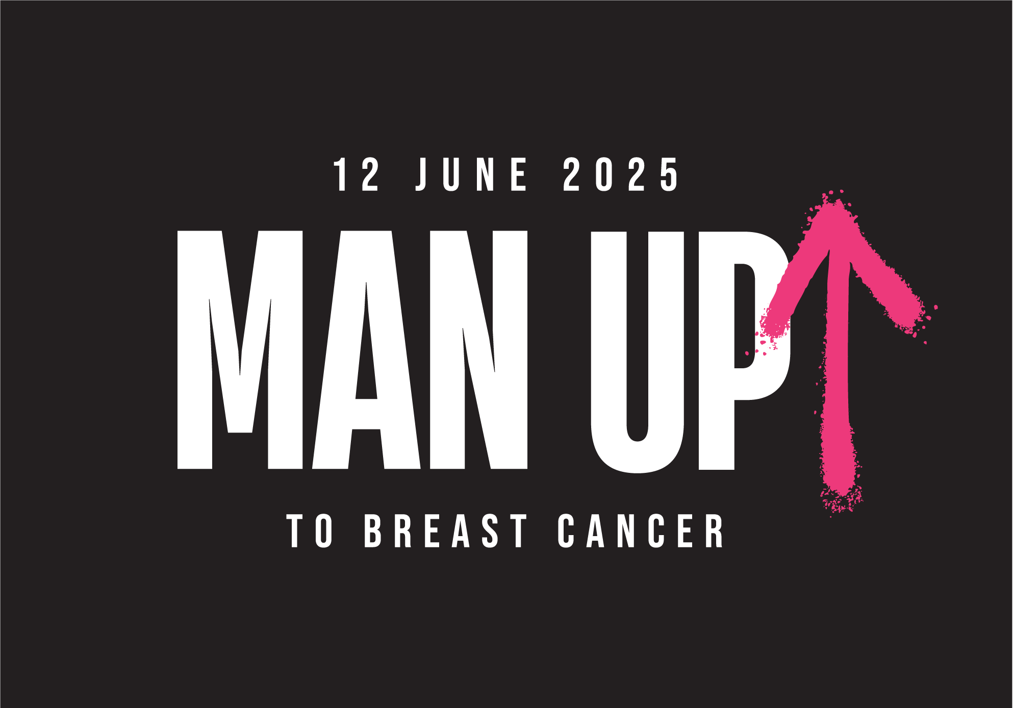 Man UP To Breast Cancer logo